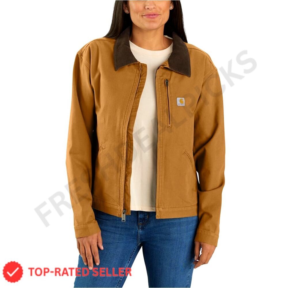 Canvas Detroit Jacket Rugged Flex Loose Fit Casual Workwear Stretch Twill